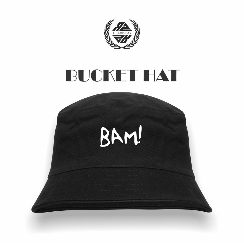 Topi Buket Pria Wanita Bucket Hat Bolak Balik 2 Warna Sablon Tiger Head