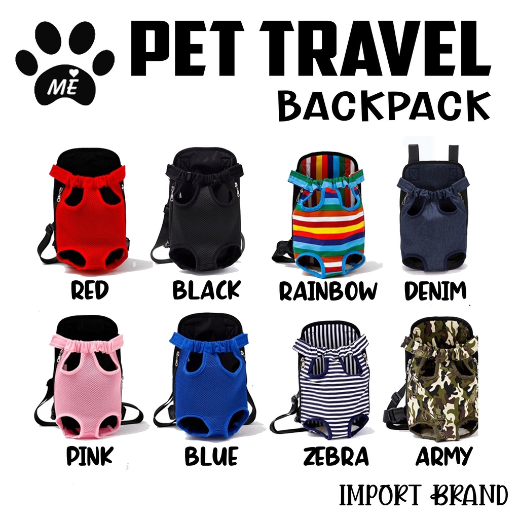 tas Gendong Kucing Anjing Tas Ransel Kucing Anjing L (s/d 5,5kg)