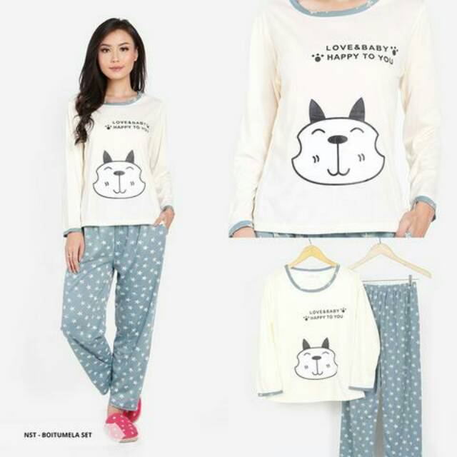 NEW Piyama * Pp Bear Longsleeve Sleepwear Set
