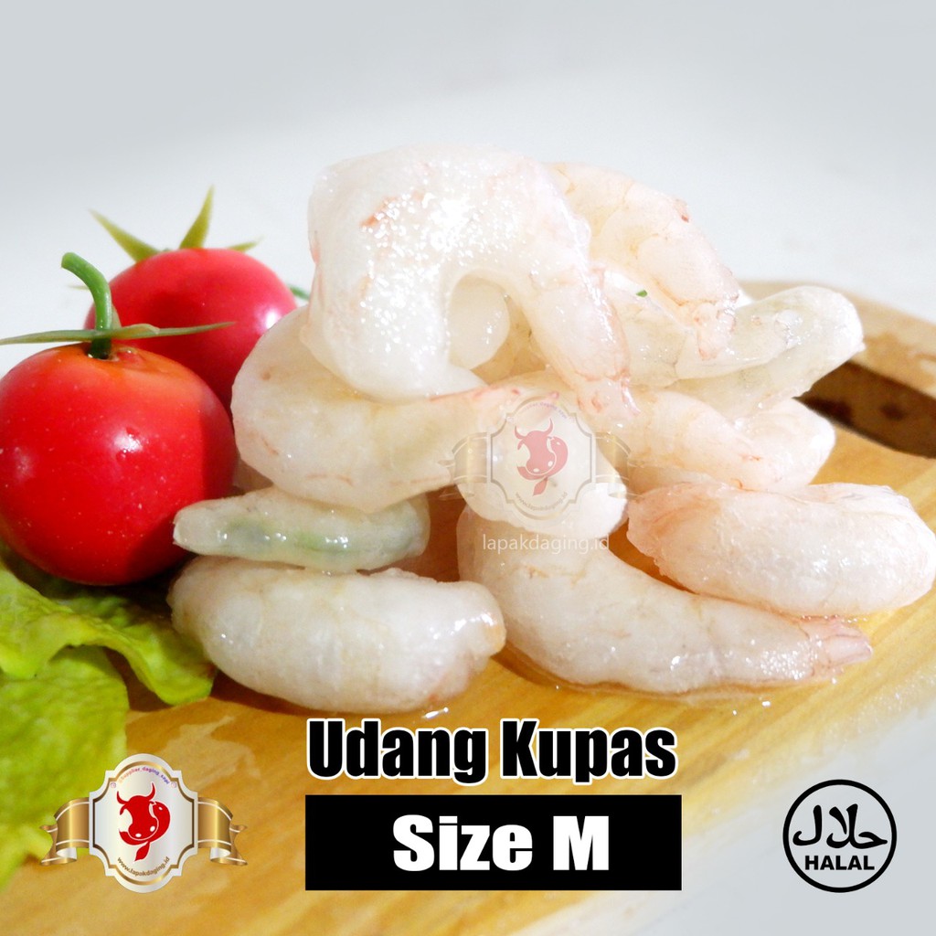 

UDANG KUPAS PUD IQF Size M (51-61) 500gram