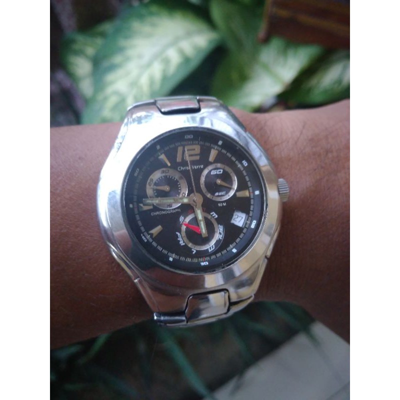 Jam tangan christ verra chrono original bekas