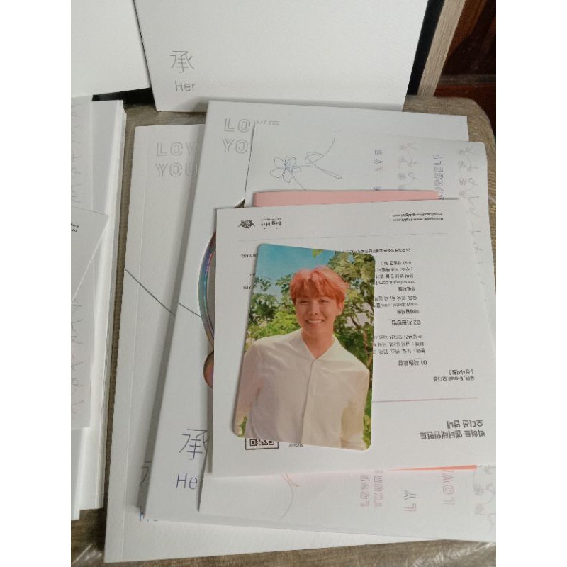 Unsealed album LY HER ver O + Photocard Jhope