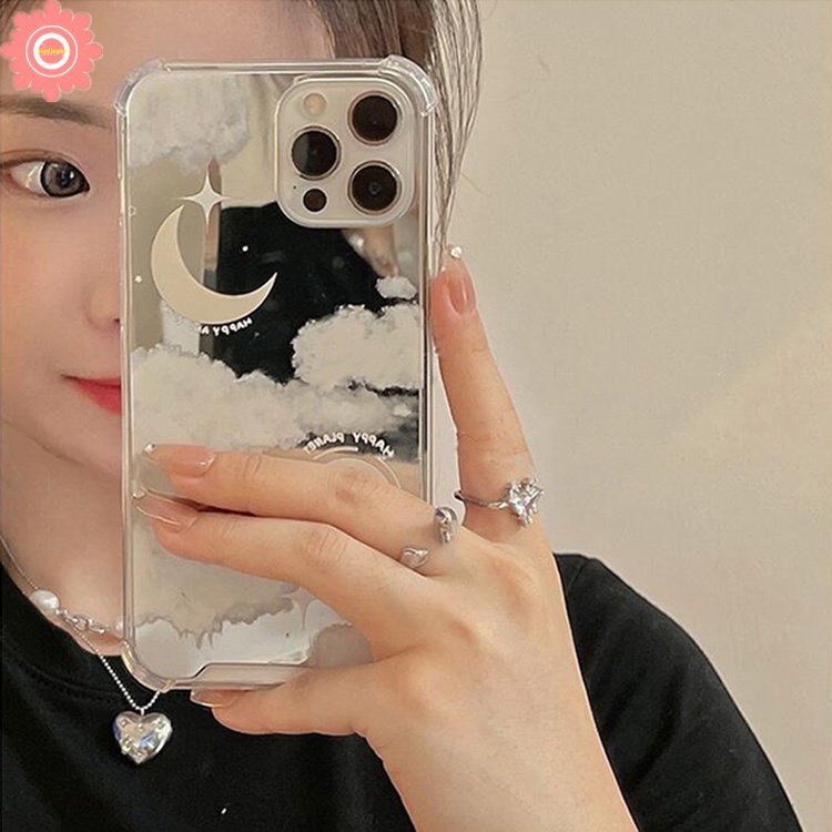 Casing IPhone 7plus 8plus X XS Max XR 11 13 12 Pro Max SE 2020 7 8 + Motif Langit Berbintang