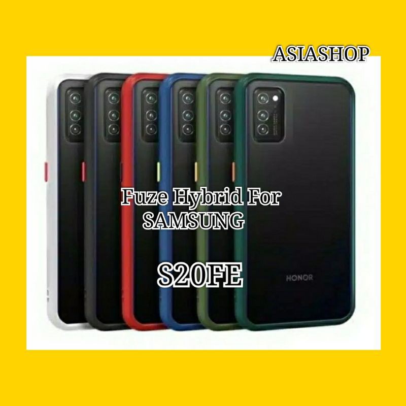 Hybrid MATTE Fuze Samsung S20 FE case casing cover