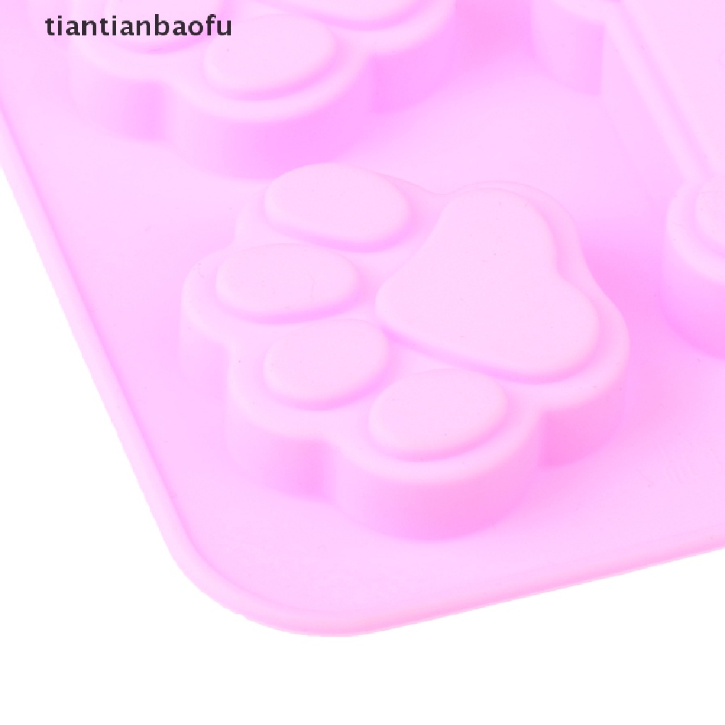 [tiantianbaofu] Silicone Baking Mold Dog Bone Dog Footprint Cake Mold Food Grade Baking Mould Boutique