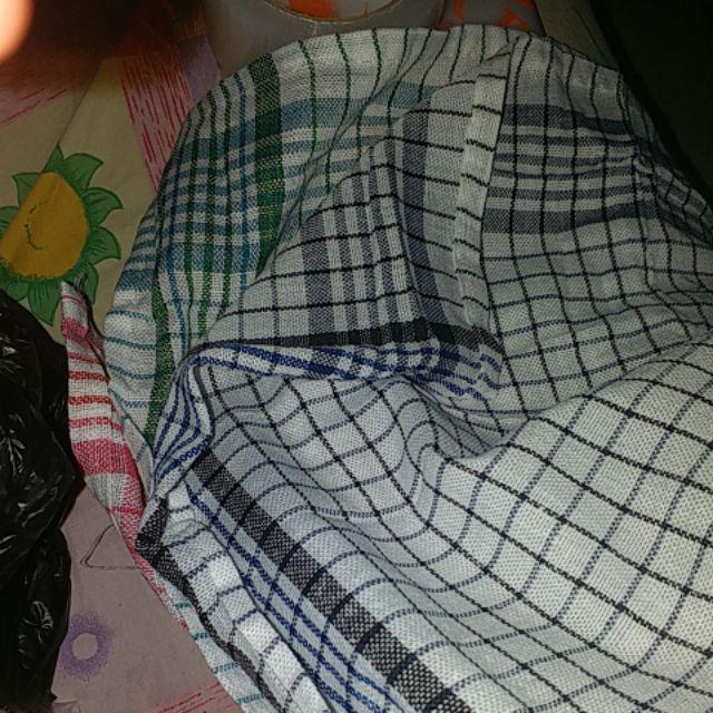 [sale] W361 Serbet Kotak-kotak Murah Panda Kain Lap Dapur Meja Makan Ecer