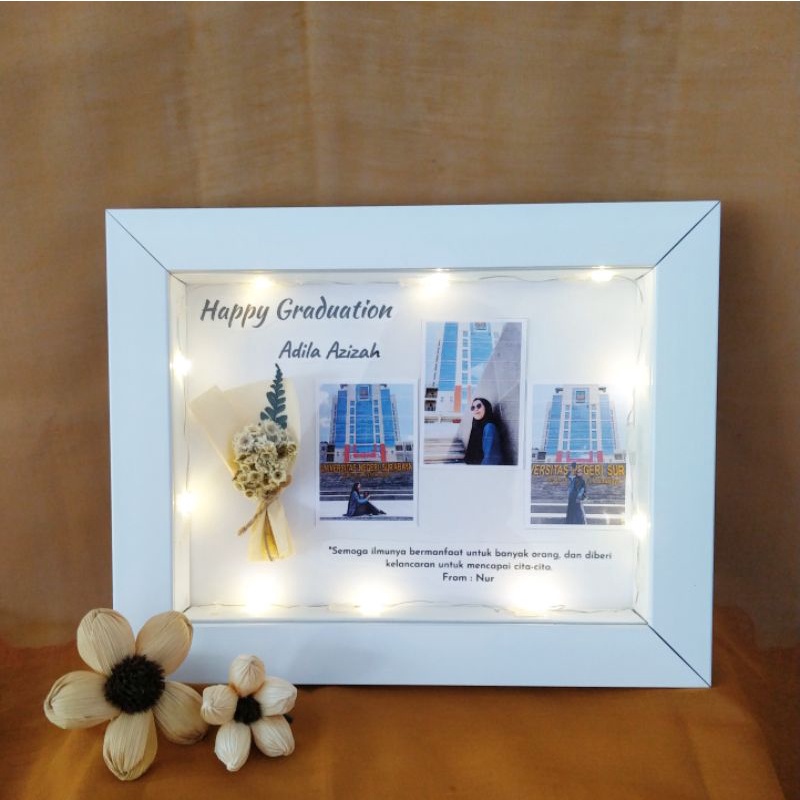 

Frame 3d 15*20 Hampers / Kado wisuda / Kado ulangtahun