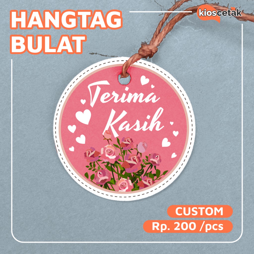 

Hang Tag Label Bulat Custom Bisa Untuk Souvenir