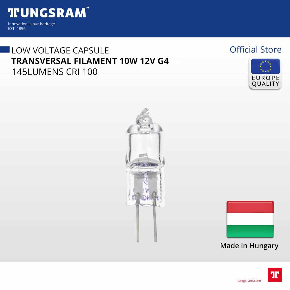 Tungsram Halogen Kacang 10W 12V 145lumens