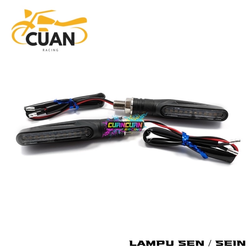 Sein Running Lampu Sen Running Led Lidi 2 Mode Universal Semua Motor Bisa