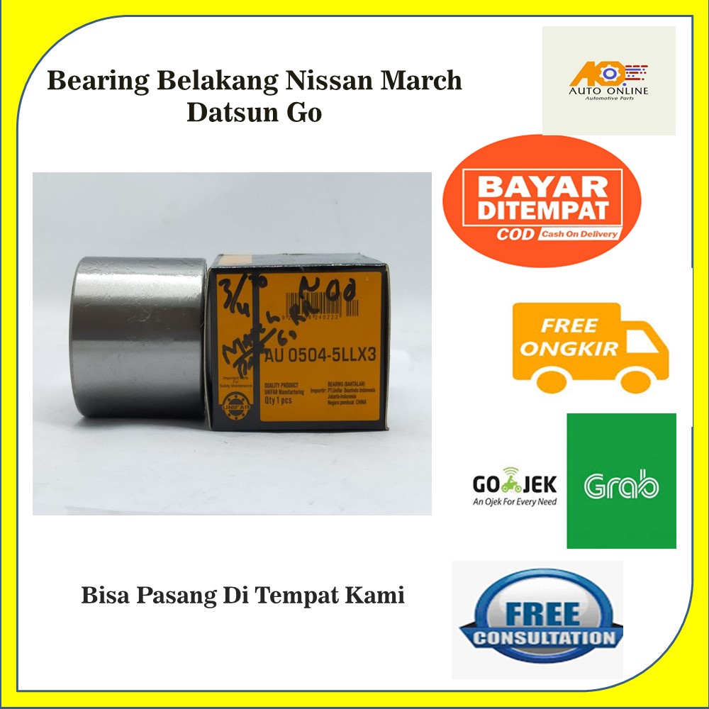 BEARING DATSUN GO LAHER RODA BELAKANG NISSAN DATSUN GO