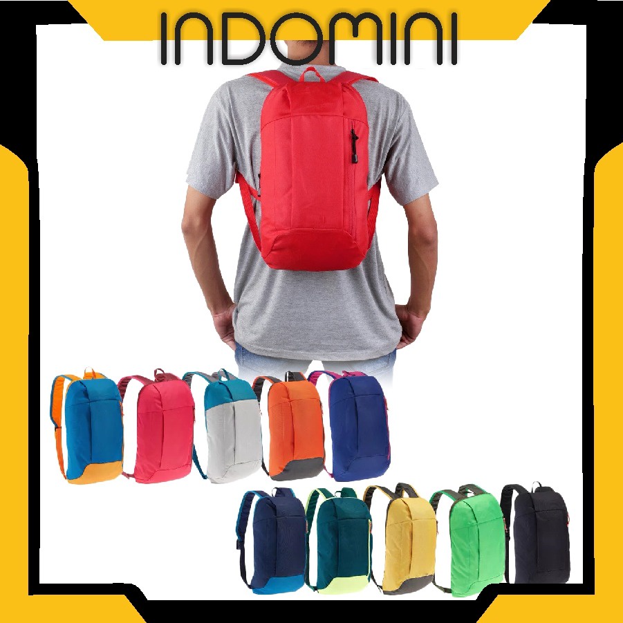 INDOMINI P070 TAS RANSEL SPORT BACKPACK SPORT WANITA PRIA TAS PUNGGUNG KULIAH OLAHRAGA LAPTOP BAG IMPORT