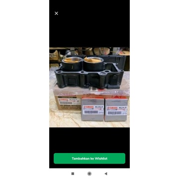 Blok seher yamaha R25 plus ring seher original