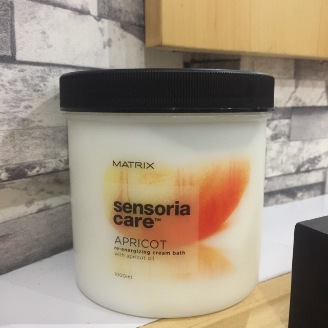 Matrix Sensoria Care Creambath Apricod 1000ML / Pearwatan Rambut / Treatment Rambut