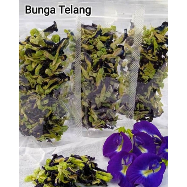 

Termurah Bunga Telang Kering Original Teh Bunga Telang 10gr