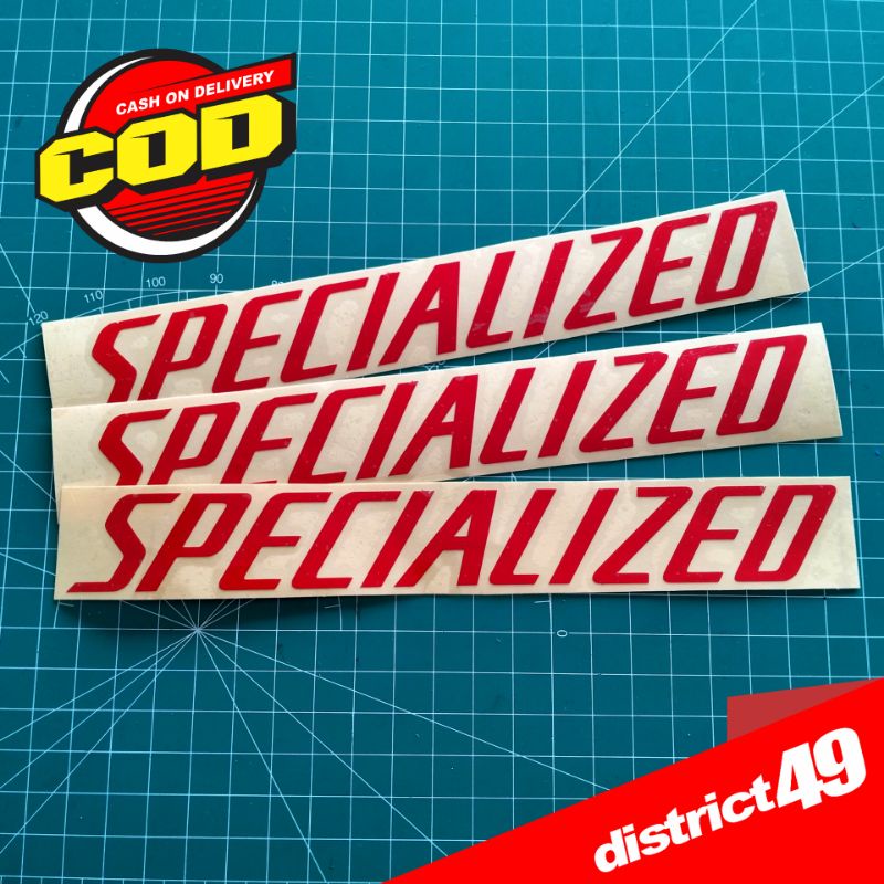 Cutting sticker - Stiker cutting Specialized - Stiker Specialized - Stiker MTB