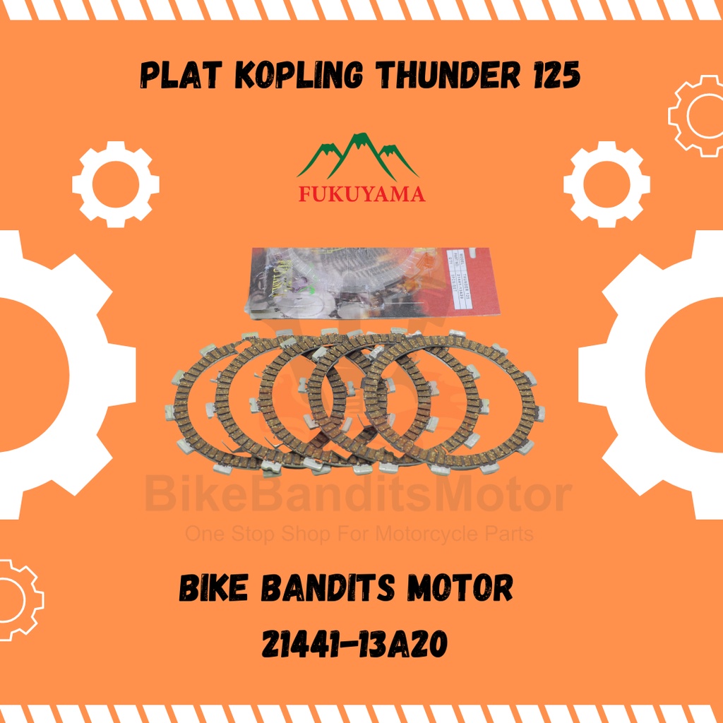 Plat Kopling Kampas Kopling Thunder 125 Fukuyama