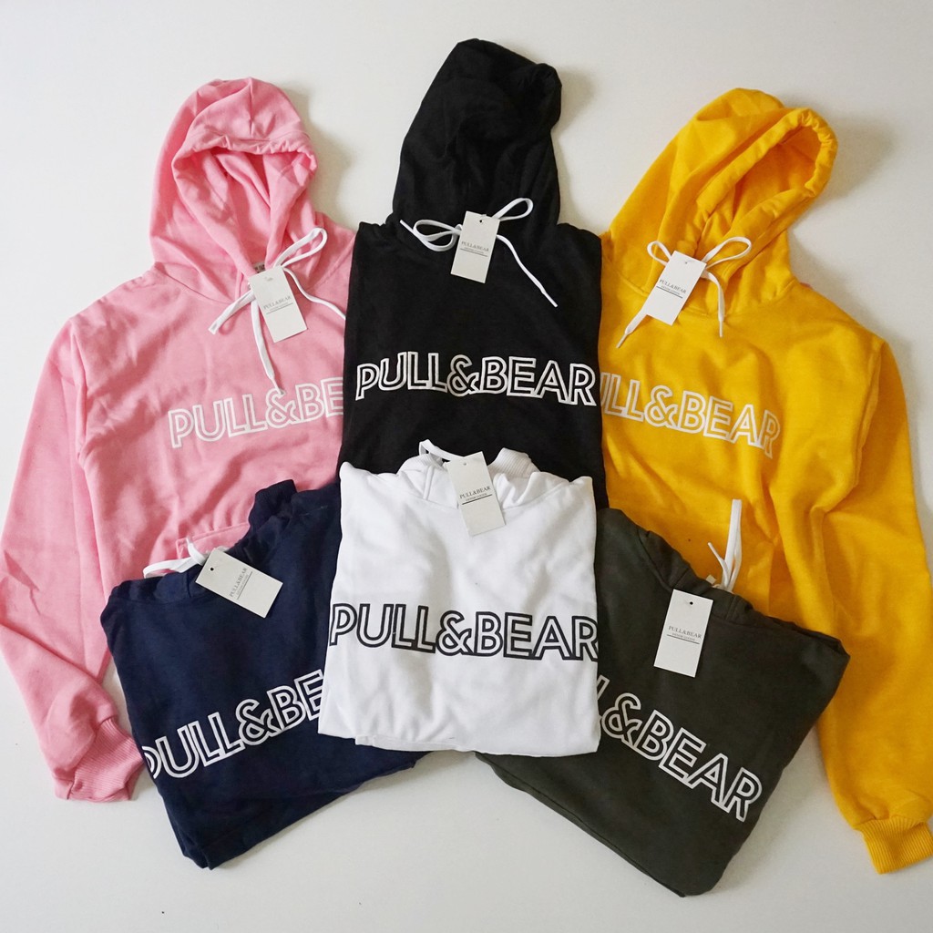 BAHAN TERBAIK KUALITAS BAGUS LEMBUT OUTWEAR OUT WEAR Q/ PULL & BEAR HOODIE ORI