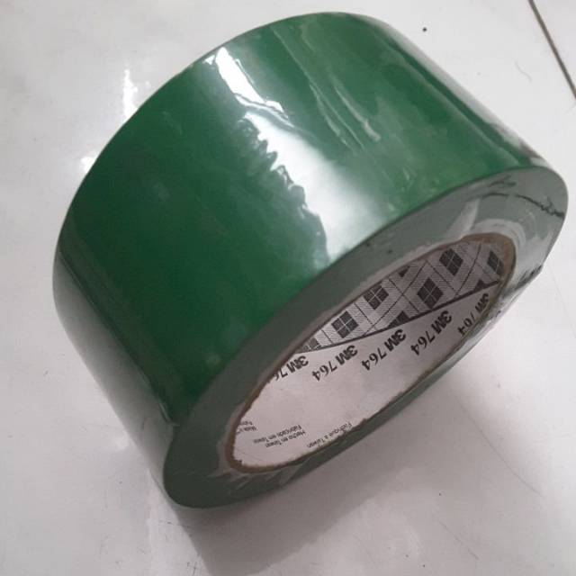 

Lakban perekat isolasi lem seal tape double tape warna hijau panjang 3 meter DISKON4