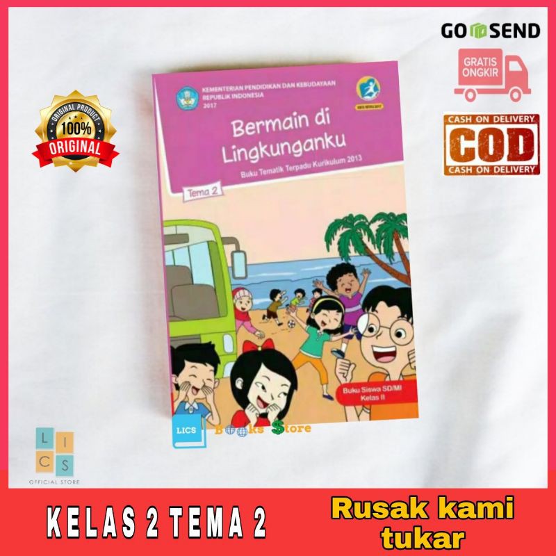 Jual Buku Sd Kelas 2 Tema 2 Bermain Di Lingkungan Tematik Terpadu