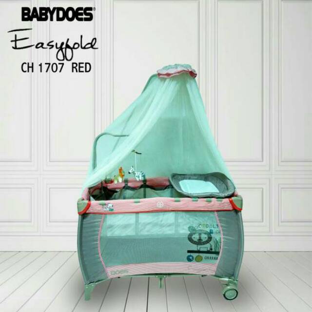 Image of Box Bayi Baby Box Babydoes 1707 Easyfold Tempat Tidur Bayi #3