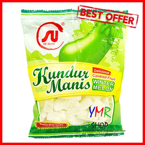 Manisan Buah Gula Kundur Winter Melon Tangkwee Tangkue Tangkwe Lohan kuo Manis Kering Import 250Gr