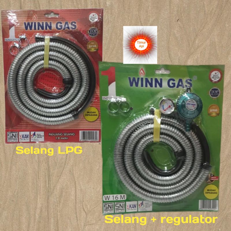 selang regulator winn gas