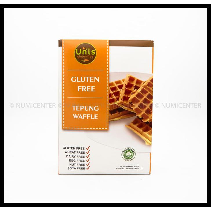 

TEPUNG WAFFLE UNIS GLUTEN FREE PREMIX WAFFLE FLOUR