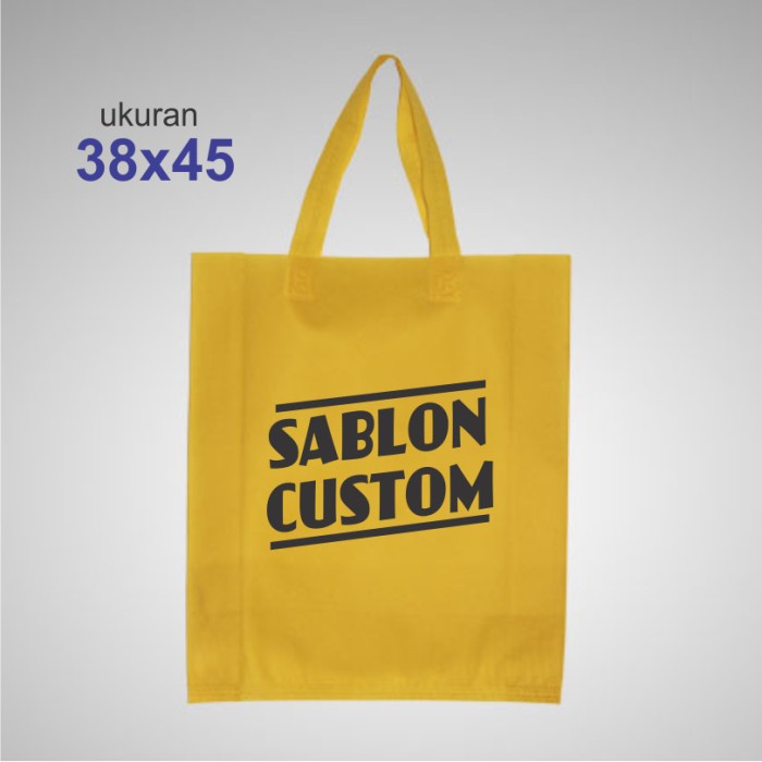 

PROMO Tas spunbond Besar 38 x 45 - Sablon Custom