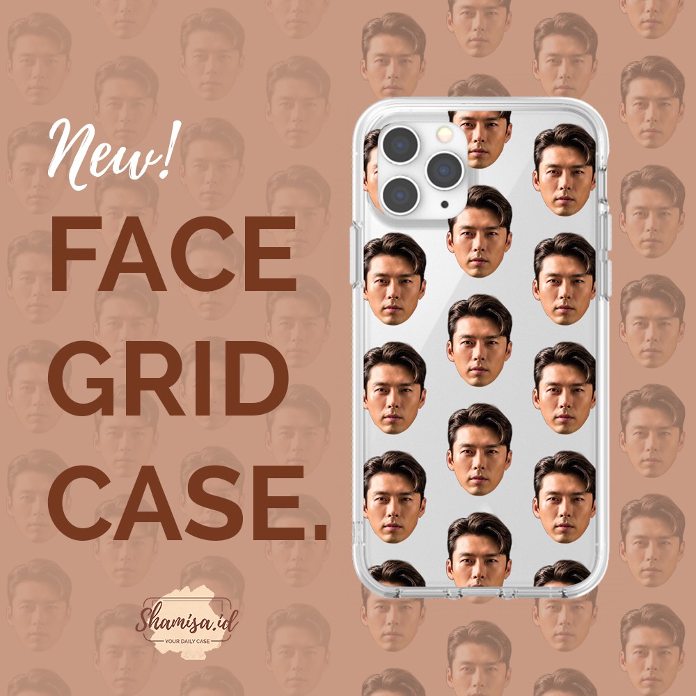 [Pre-Order] CUSTOM FACE GRID Phone Case