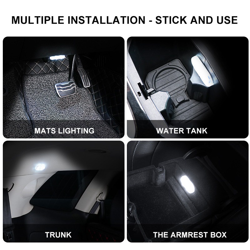 Lampu LED Indoor Wireless touch light Untuk Plafon/Mobil/USb Charging