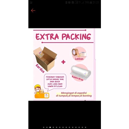 

packing kardus dan bablewarm