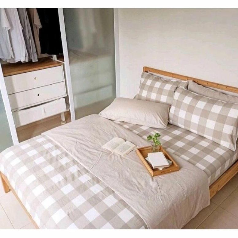 SPREI BISA /BAYAR DITEMPAT/GRATIS ONGKIR || SPREI KOTAK SEPRAI HOMEMADE SEPREI MOTIF POLOS EMBOS 120