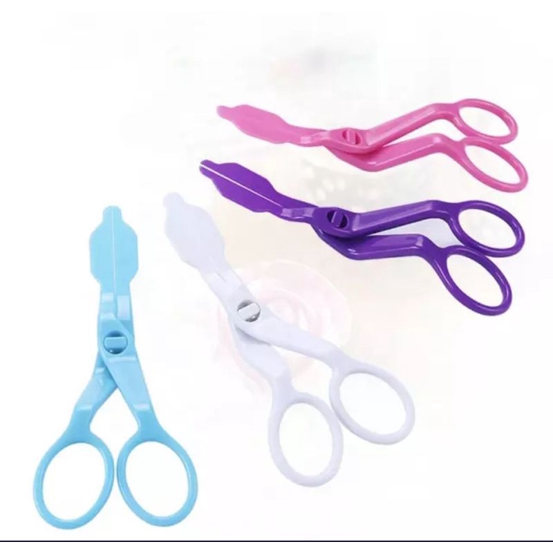 Gunting Mawar Butter Cream Flower Scissors Plastict DIY