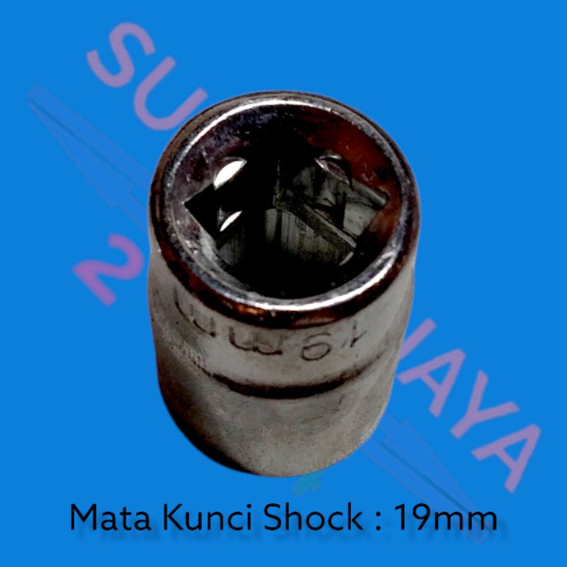 MATA KUNCI SHOCK 19MM / MATA SOK 19 MM TERMURAH