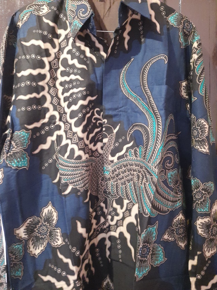 Kemeja Batik Prabu Bahan Katun Baturaden Reguler Fit A541