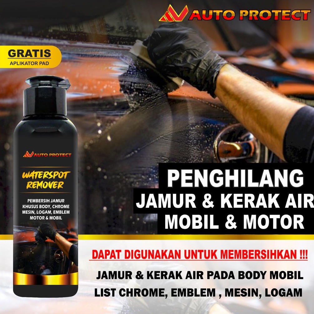 Pembersih Jamur Body &amp; Chrome Mobil Motor - Pembersih Kerak Air - Waterspot Remover | By Av Auto Protect