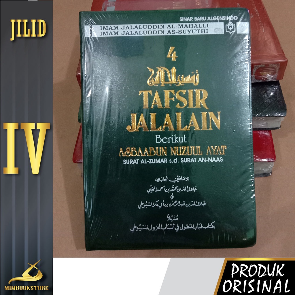 Jual Buku - Tafsir Jalalain Jilid 4 Cover Kalf - Berikut Asbaabun Nuzul ...