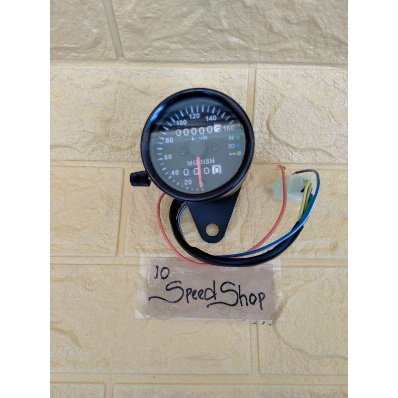 Speedometer Kilometer LED Motor Universal Bulat