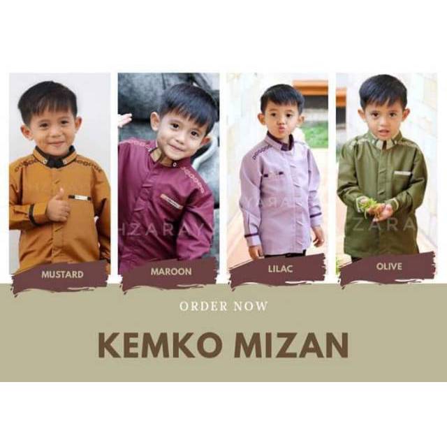 Koko Couple Ayah Anak/Ahzarayy/ Mizan series / Koko lengan panjang/ Koko lebaran/ Koko premium