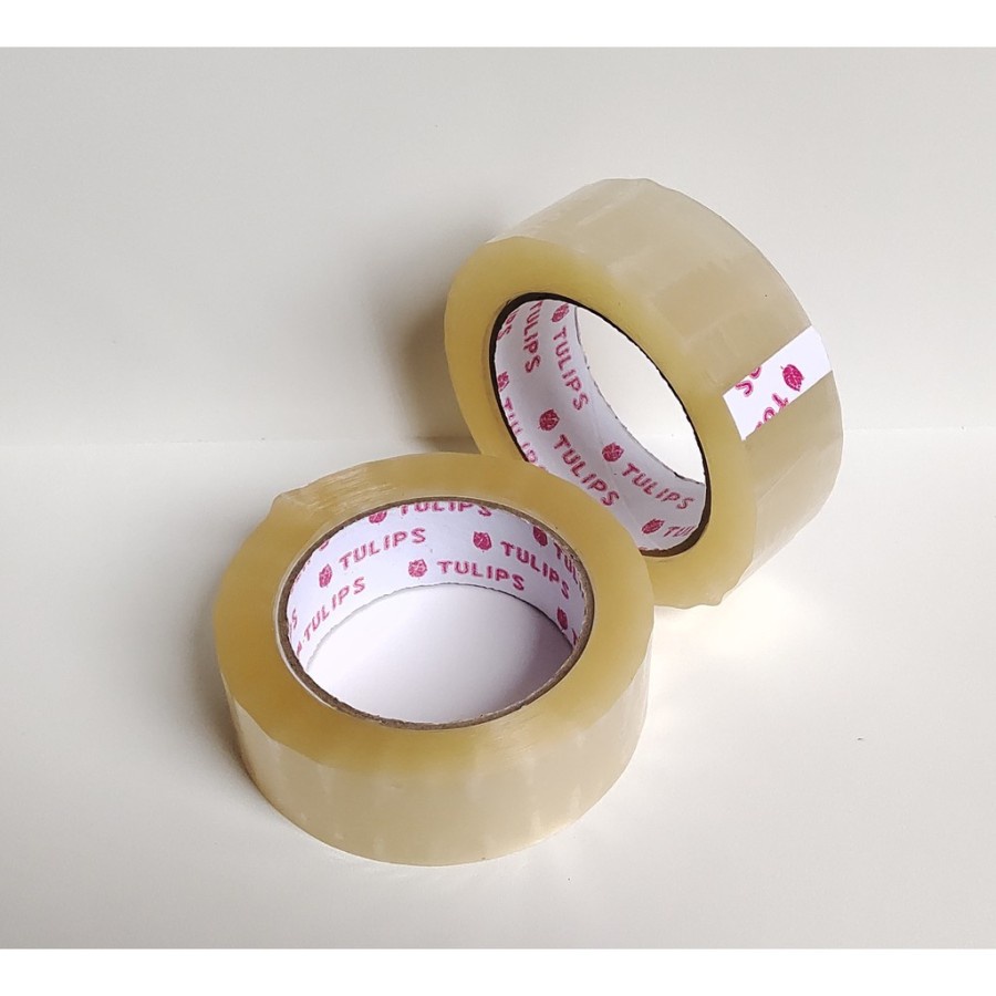 

Lakban Selotip OPP Bening Tulips 2" - 48mm x 100m