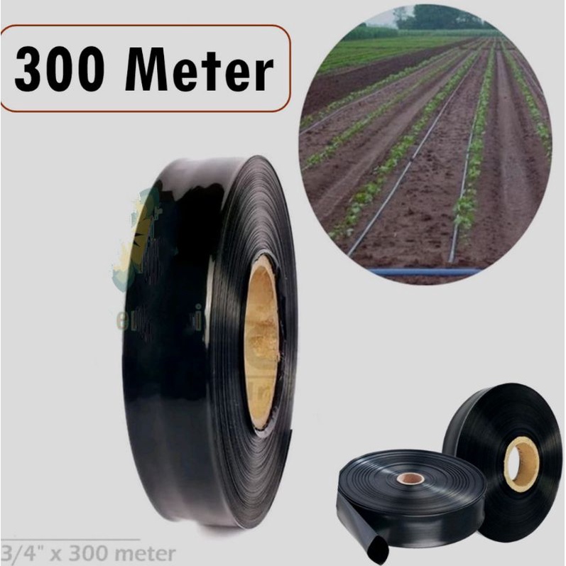 Selang Drip irigasi 4 mikro 300 meter selang irigasi