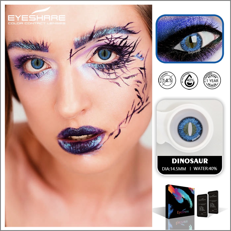 [✅COD] Softlens-Mata Kucing Normal Soflens Cosplay Softlens full white softlens full putih Halloween soflens