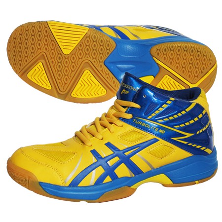  Sepatu  Volly  Professional Turbolite MD Yellow Red Black 