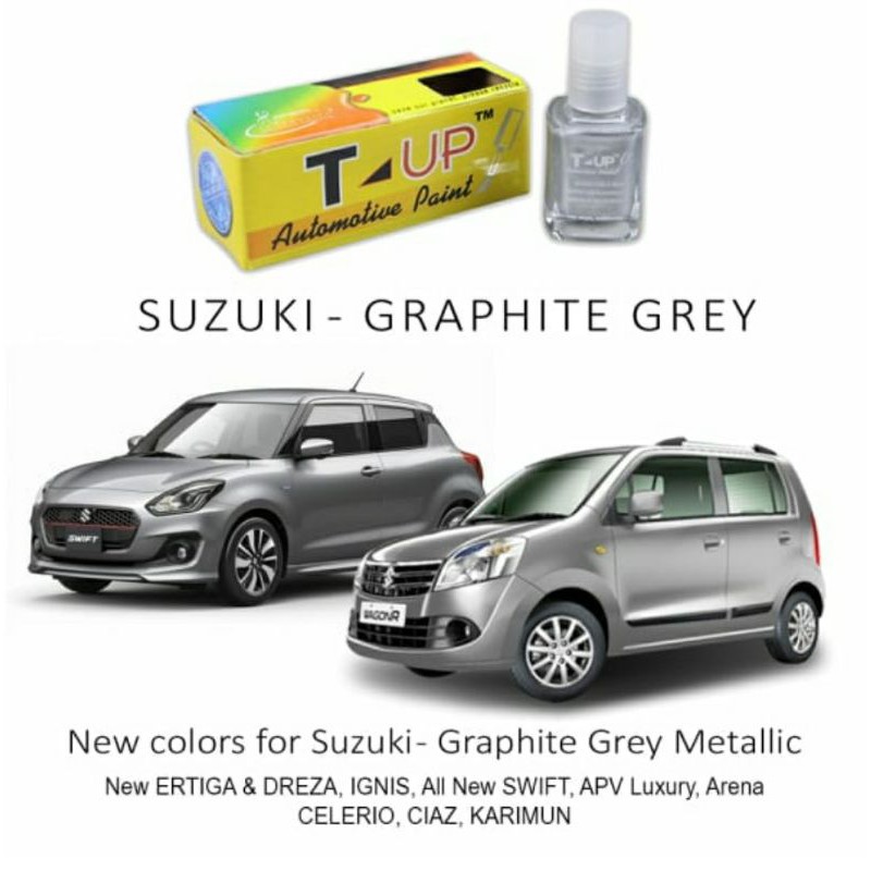 T-UP CAT OLES SUZUKI GRAPHITE GREY CONTOH CAT GRAPHITE GREY SUZUKI SAMPLE CAT GREY SUZUKI ERTIGA APV