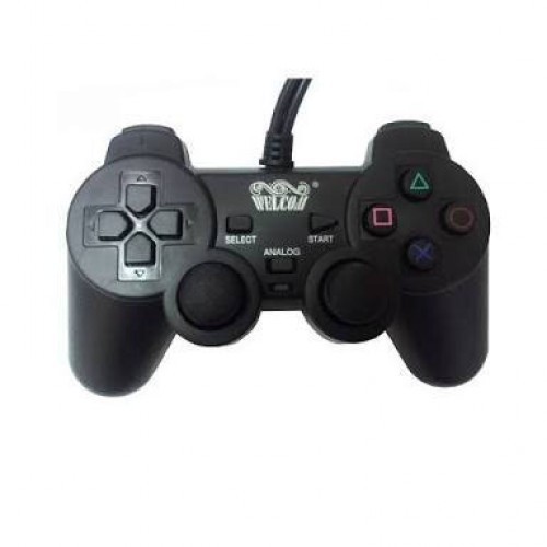 Joystick Welcome Xshock2 Single Gamepad - Hitam