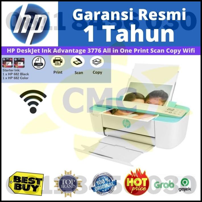 Printer Hp Deskjet Ink Advantage 3776 All In One Printer Wireless