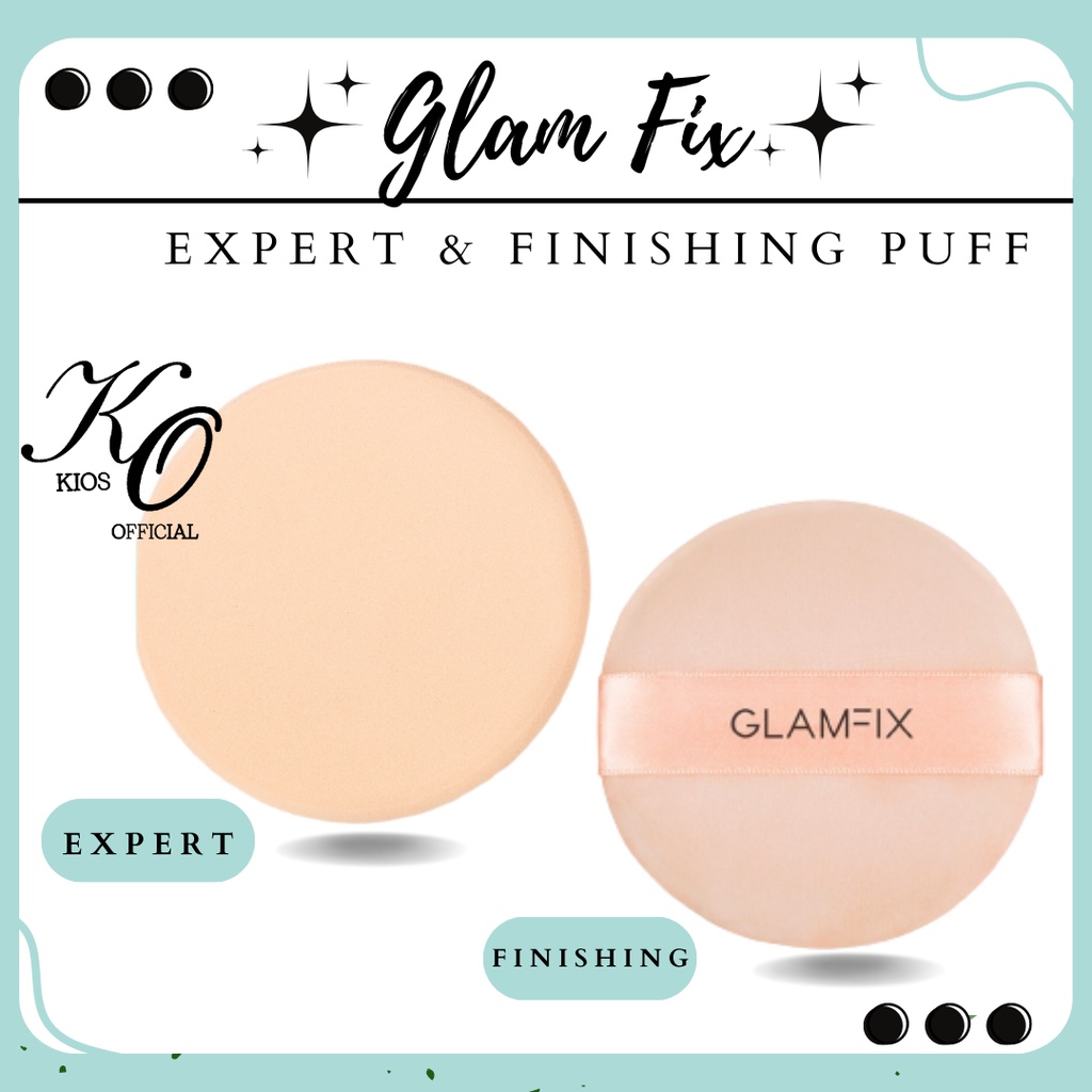 Glam Fix Expert Puff / Finishing Powder Puff / Spons Make Up Glam Fix