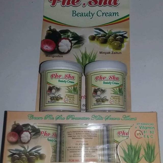 3 Botol Phe Sha Beauty Cream