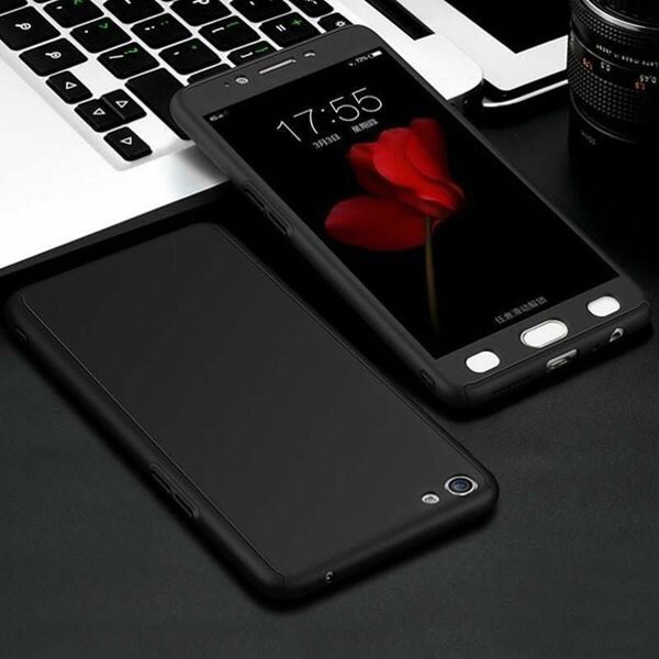 Dijual Soft case 360 Slim matte full protection Oppo F3 plus Black Rose gold Free tempered glass